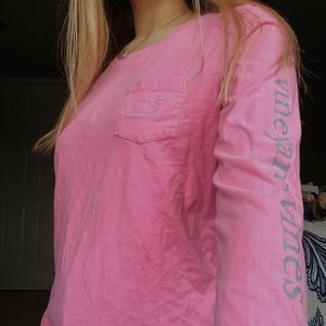 Vineyard vines pink long sleeve
